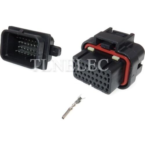 34 Pin Electrical Female Male Straight PCB Socket Wire-to-Board Connector ECU Plug 4-1437290-0 2-6447232-3