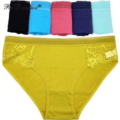 5 Pcs/Set 2021 New Style Sexy Women Lace Panties Underwear Lace Briefs Transparent Femme lenceria Soft Lingerie Cute Calcinha