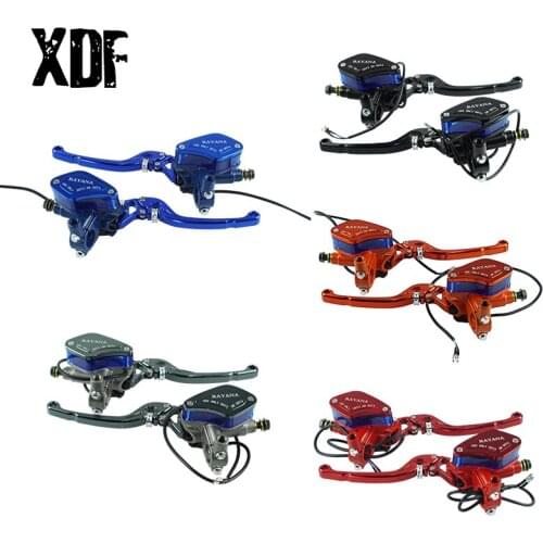 7/8" 22mm Motorcycle Hydraulic Brake Master Cylinder Accessories 12.7mm Piston Brake Clutch Pump Lever Set For Yamaha Honda