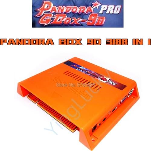 Arcade jamma board Pandora box 9d upgraded version 3188 in 1 fighting game machine for 4 players VGA HDMI output DIY arcade kit