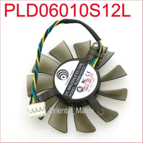 Free Shipping PLD06010S12L 12V 0.20A 55mm 32*39*43mm For NVIDIA Graphics / Video Card Cooler Cooling Fan 4Pin