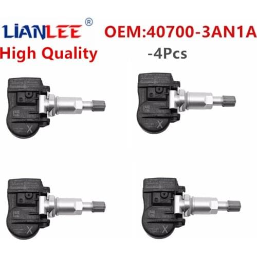 40700-3AN1A Brand New 4pcs/lot Tire Pressure Monitoring Sensor For CJuke Cube Versa Leaf Sentra Auto Parts 407003AN1A
