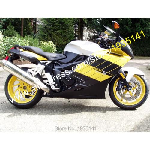 For BMW K1200S Parts 2005 2006 2007 2008 K1200 S 05 06 07 08 K 1200S Yellow Bodyworks Aftermarket Motorcycle Fairing