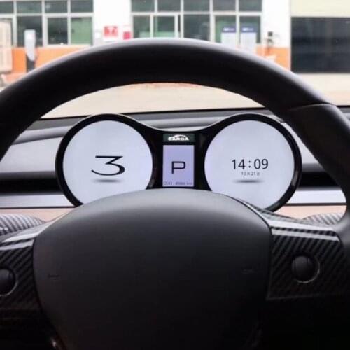 Hidden Wiring Multi-languages Dashboard Accessories Parts Interior Car Display for Tesla Model 3 Carplay