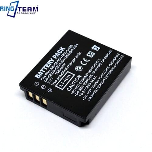 CGA-S005 S005E DMW-BCC12 Battery for Panasonic Camera DMC LX1 LX2 LX3 FX01 FX07 FX3 FX8 FX9 FX10 FX12 FX50 FX100 FX150 FX8A FX01