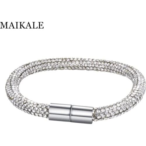 MAIKALE Silver Bracelets