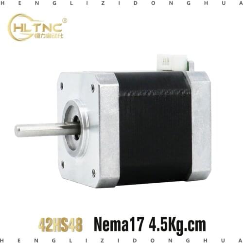 Nema17 42hs48 17hs48 4.5 kg.cm 1.5a 48mm 42 engine 4-lead 2 phase 0.55Nm stepper motor for cnc 3d printer xyz axis