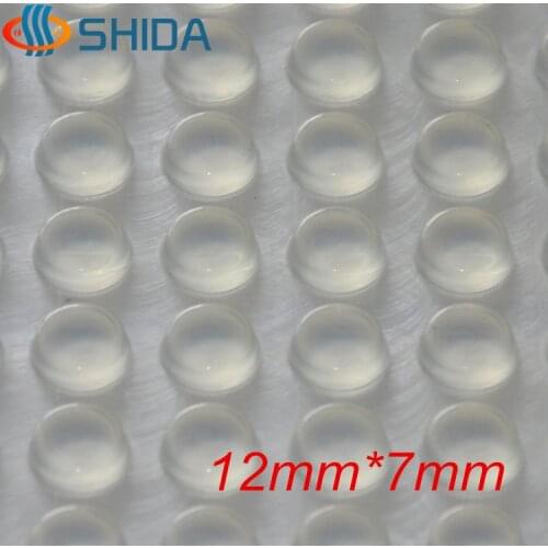 Wholesale 320 PCS 12*7mm Clear Self Adhesive Silicone Rubber Feet Pads Anti Slip Silica Gel Rubber Bumper Damper Shock Absorber