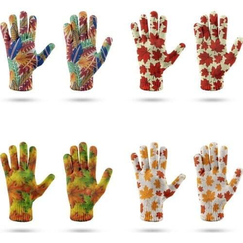 New Touch Screen Gloves Women Men Elastic Driving Autumn Winter Knitted Gloves Cycling Full Finger Outdoor Cool-Proof