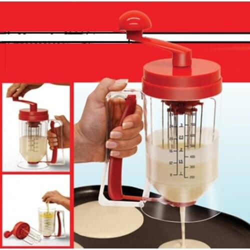 Manual Pancake Mixer Machine Cupcake Funnel Batter Dispenser Cream Separator Tool Cake Dough Dispenser hand blender