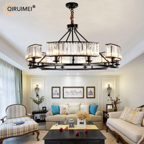 LED Chandelier Lights Creative Modern Unique Style Bedroom Living Dining Study Room Hall Aisle Porch Lamps Iron Crystal Lighting