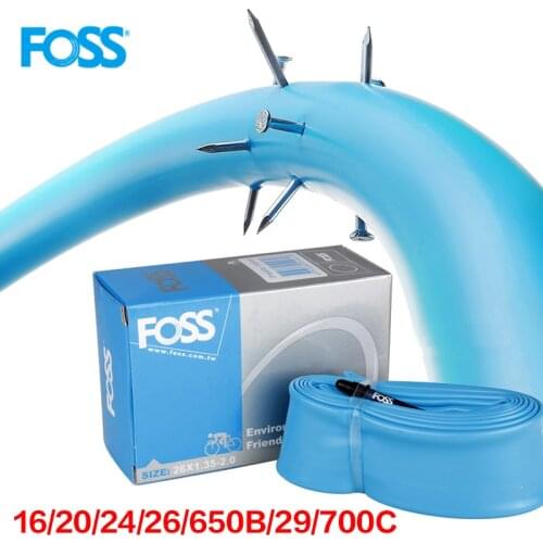 FOSS Bicycle Inner Tube Tyres Road MTB Bike Interior Tire Tube Anti Puncture Tube Bike 16/20/24/26/29/700C Cycling Tire Parts