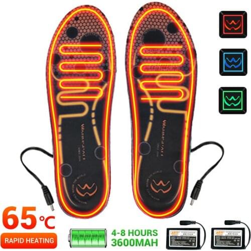 MTB Cycling Shoes Men Cycling Sneaker Insoles Bicycle Sneakers Mtb Electric Heating Mountain Bike Shoes Heated Insoles Washable