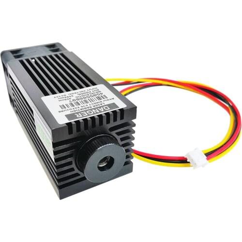 High Power Head 5500mW Diode Laser Module Blue 450nm Engraver Cutter Engraving Machine CNC Parts TTL PWM DC 12V 24V