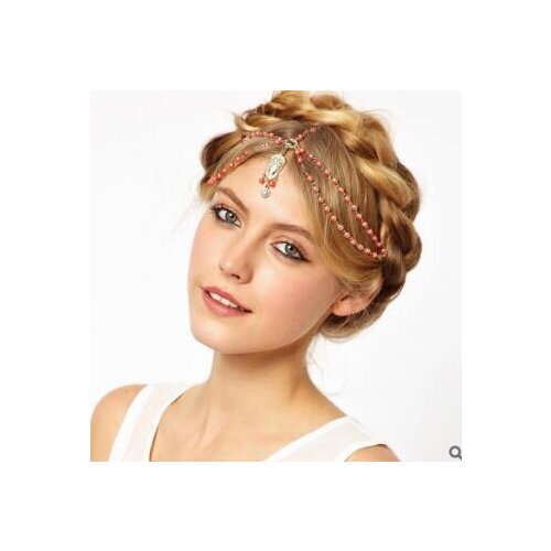 40pcs/lot DIY Multi Simple Retro Extravagant Drill Headband Bride Chain Pearl Head Bands Hair Styling Tools HA879