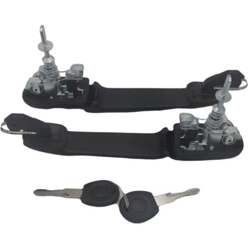 6N0837207C/D 2PCS FRONT LEFT RIGHT DOOR HANDLE WITH 2 SAME KEYS FOR POLO 6N 6N1 6N2 SHARAN SEAT ALHAMBRA GALAXY
