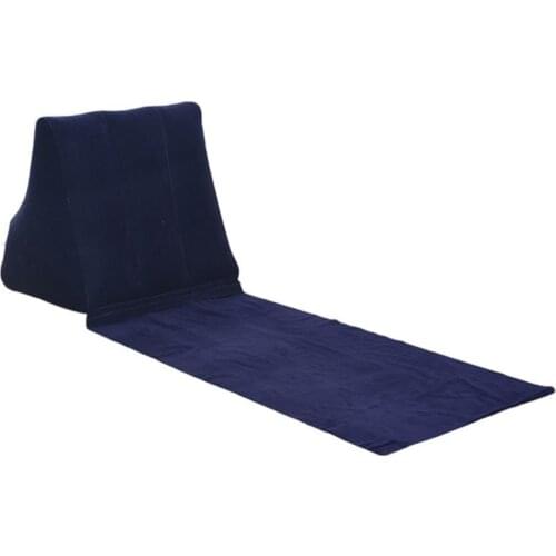 80% Hot Sale Outdoor Inflatable Beach Mat Lazy Sofa Portable Folding Bag Backrest Cushion Sofa Bed Cushion Camping Mat Grass Mat