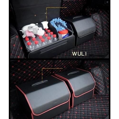 Car storage box PU trunk folding car storage bag car trunk storage bag car supplies
