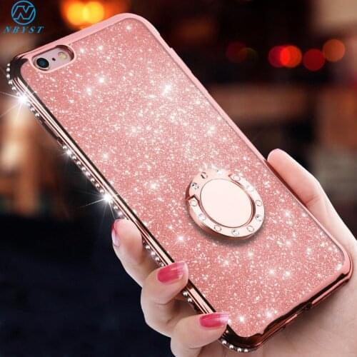 Bling Plating Soft Case For Xiaomi Redmi 9A 9C 8 8A 7 7A 6A 6 Pro 5 Plus Glitter Silicone Cover For Redmi Note 9 8 7 6 Pro 8T 9S