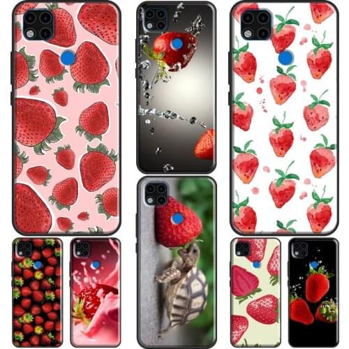 Strawberry Fruit Phone Case For Xiaomi Redmi Note 10 Pro 8T 9S 8 9 Pro Cover For Redmi 9 9T 9A 9C 7A 8A K40
