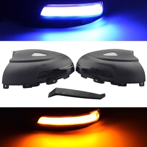 Dynamic Turn Signal Light For Volkswagen Tiguan MK1 2007-15 Car Rearview Mirror LED Dynamic Indicator Blinker Streamer Lamp