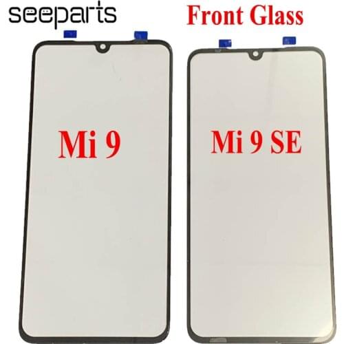 For Xiaomi Mi 9 Outer Glass Lens Front Glass Mi 9 SE Outer Glass screen Panel Replacement Parts For Xiaomi Mi 9 SE Front Glass