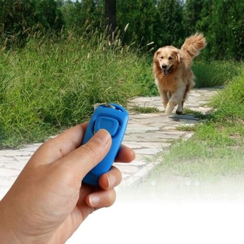 Hot Sale Pet Dog Whistle And Clicker Puppy Stop Barking Training Aid Tool Clicker Portable Trainer Pet Products Dog Toy Supplies