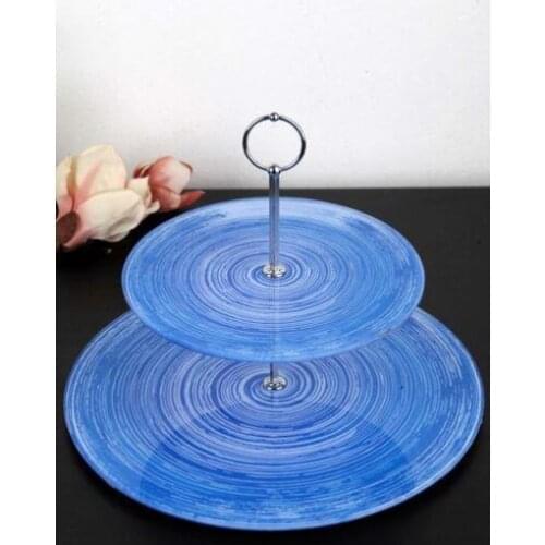 Hera Crystal Spıral Blue Double-Deck Kurabiyelik