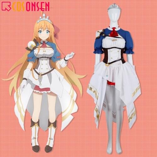 Game Princess Connect! Re:Dive Pecoline Eustiana von Astraea Dress Cosplay Costume Women Halloween Suit COSPLAYONSEN Custom Made