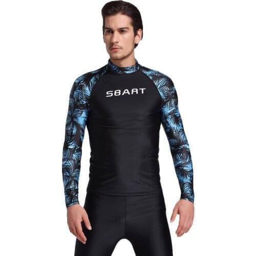 2017 Plus Size Printed Swimwear Rash Guard Men Summer Beach Swimming Tops Sun UV Protection UPF50+ Lycra Surf Diving T-Shirts