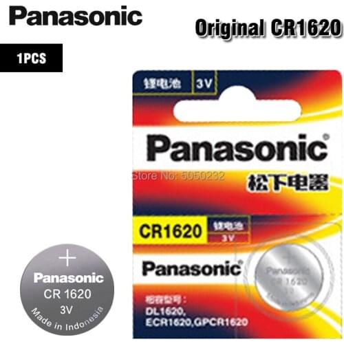 Panasonic cr1620 3v button cell coin lithium li-ion batteries for watch car toy ECR1620 DL1620 5009LC KCR1620 BR1620 LM1620
