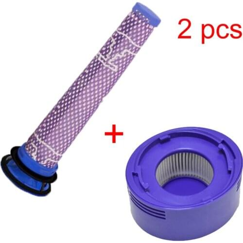 Pre& Post filter HEPA Filter Kit for Dyson V7 V8 Front & Back Motor filter Vacuum Cleaner Hepa Filter Replacement
