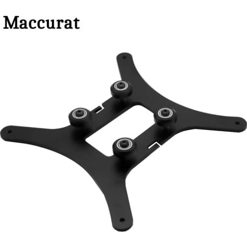 Maccura METAL Black Ender-3 Hotbed Y Carriage Plate With Pulley For Creality Ender-3 3D Printer Heated Bed 2040 Aluminum Profile
