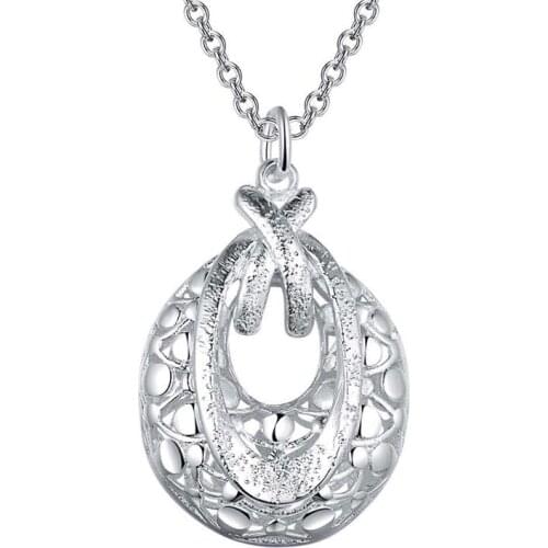 Wholesale High quality 925 silver Fashion jewelry chains necklace pendant WN-787