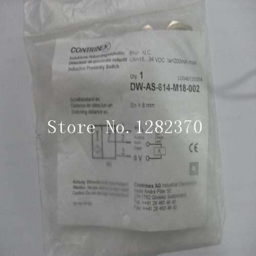 [SA] New original special sales CONTRINEX proximity switches DW-AS-614-M18-002 spot --5pcs/lot