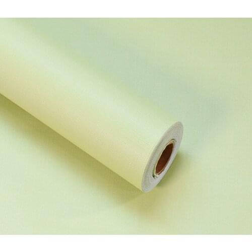 Living Room Decor Solid Color Self Adhesive Vinyl Wallpaper Waterproof Film Oil-proof Kitchen Cabinet Desktop Renovation Sticker