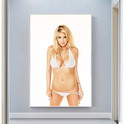 Silk Cloth Wall Poster Kate Upton Sexy Model Star Art Home Decoration Gift