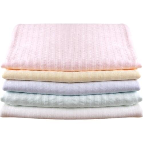 Width 72'' Light Knitting Breathable Soft Jacquard Cotton Fabric By The Half Yard For T-Shirt Underwear Material