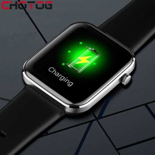 CHOTOG Smart Watch Men 2021 Customize Wallpaper Blood Pressure Fitness Tracker Clock Waterproof Smartwatch Women For Android IOS