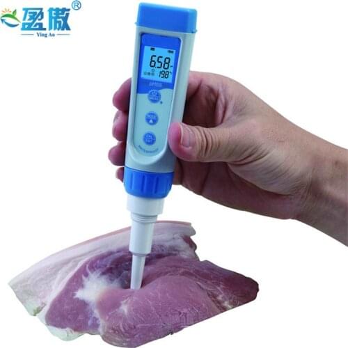 PH Tester Spear Tip FOR Meat Products Multi-function Pen Type PH Meter