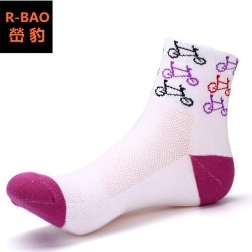 Female Thin Professional Cycling Socks Bike Socks Women Sport Socks Hiking Socks Free Size