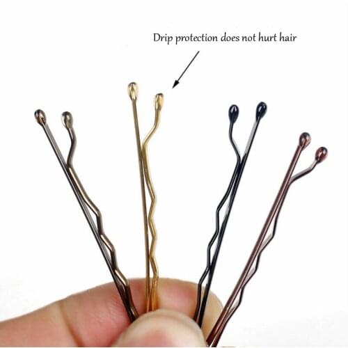 24pcs Hair Clip Ladies Hairpins Girls Hairpin Curly Wavy Grips Hairstyle Hairpins Women Bobby Pins Styling Hair Accessories