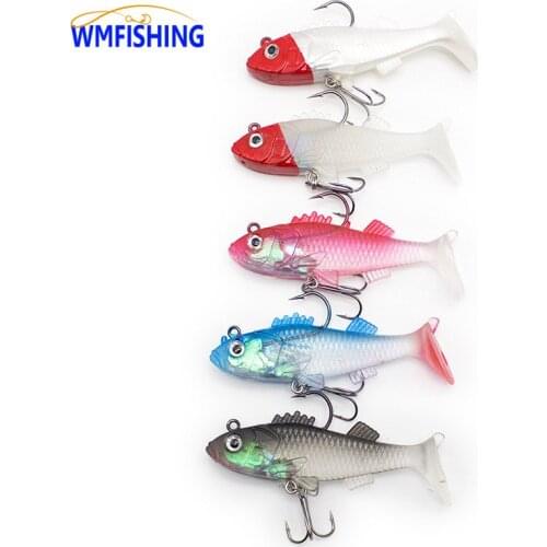 1Pcs Jig Head Peche Carnassiers Lures Wobbler Swimbait Wobler Fishing Pesca Mar Jerkbait Isca Artificial Superficie Soft Bait