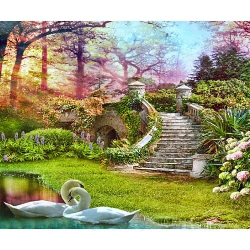 A18597 11CT/14CT/18CT/25CT/28CT Oil tea patterns Counted Cross Stitch DIY Cross Stitch Kits Embroidery Needlework Sets