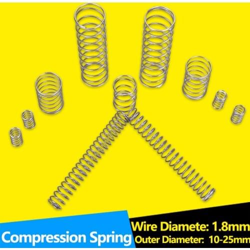 Stainless Steel Compression Y-type Shock Absorbing Return Coil Spring Damping Pressure SUS Spring Custom Wire Diameter 1.8mm