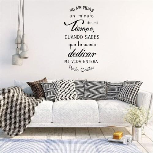 Spanish Wall Sticker Decal For Kitchen Kid Room Bedroom Living Room Decorative Door Sticker Vinyl Waterproof ov668