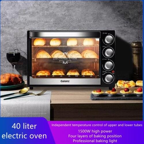 XIAOMI YOUPIN GELANSHI 40L multifunctional electric oven home 8-in-1 electric oven 1500W high-power oven roast meat pizza