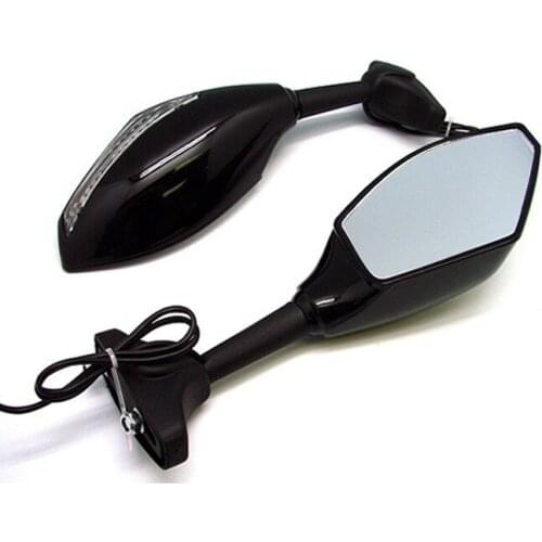 Brand new Clear Smoke swing freely modified mirror LED Turn signals intergrated mirrors ForCBR1000 CBR1000RR 2004-2007 05 06