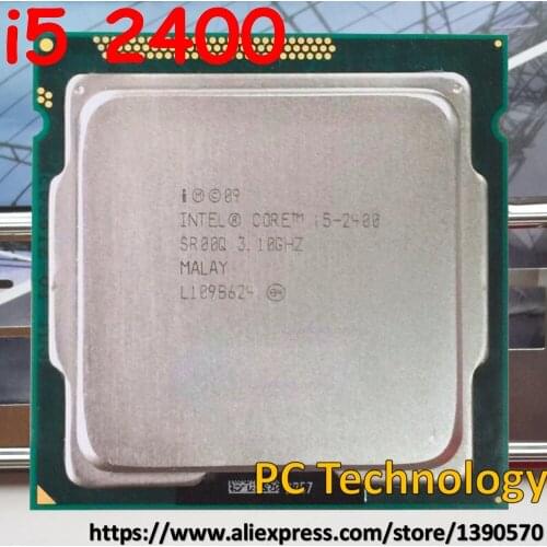 Origina Intel processor i5-2400 6M Cache, 3.10GHz LGA1155 TDP 95W desktop i5 2400 CPU Free shipping ship out within 1 day