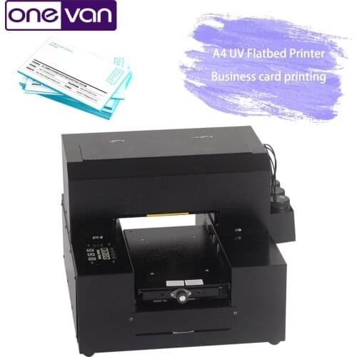 Flat inkjet printer A4 size with roller holder for business card/certificate/mobile phone case/photo/clothes printing
